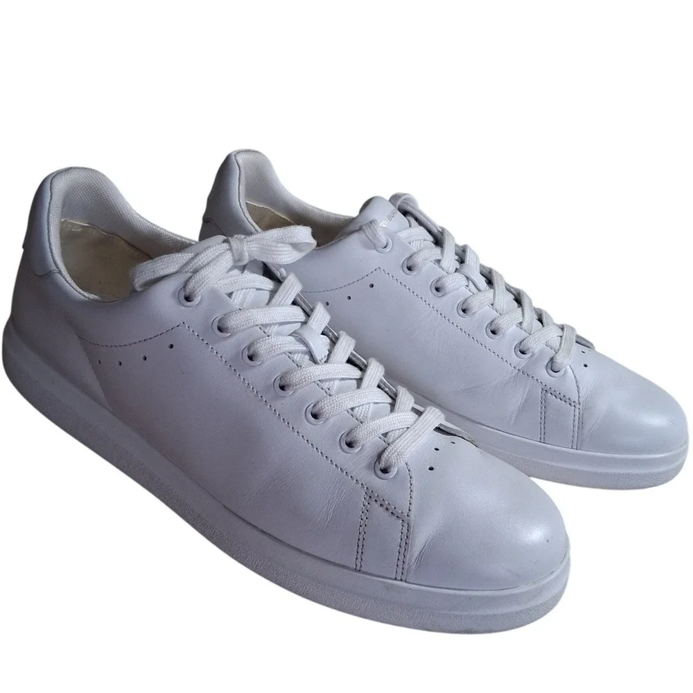 Tory‎ Burch Howell Court Titanium White Womens Size 11 Preppy Luxury Sneakers